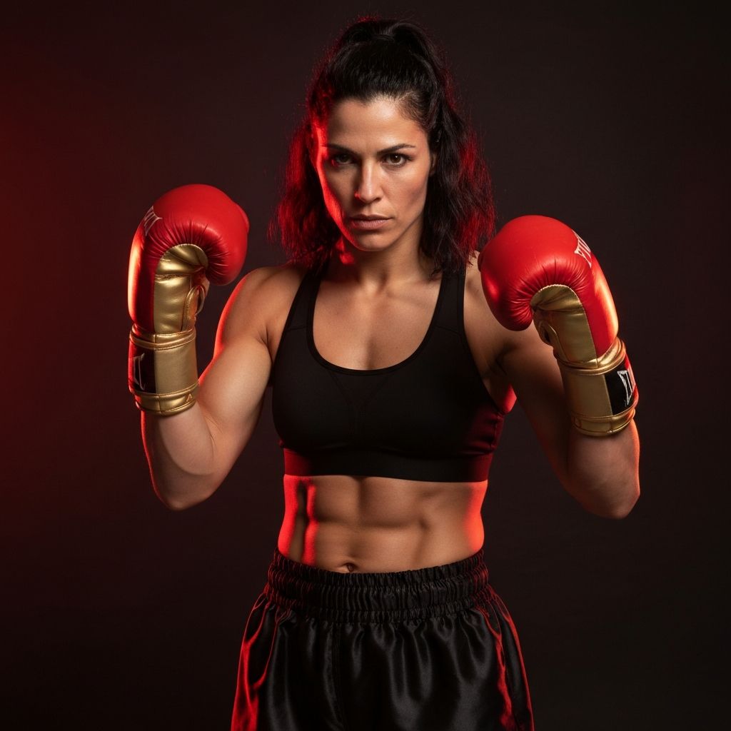 Maya 'Kilat' Sari - Petinju Kelas Welter di HSS HollyWings Sport Show